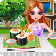 美味寿司的烹饪与上菜(Deliciouas Sushi Cooking and Serving)
