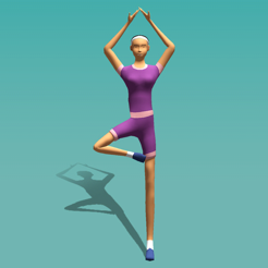 瑜伽弹力3D